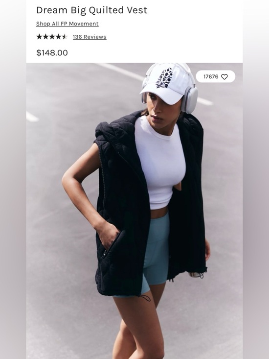 Free People Jackets & Blazers - Free People Dream Big Quilted Vest